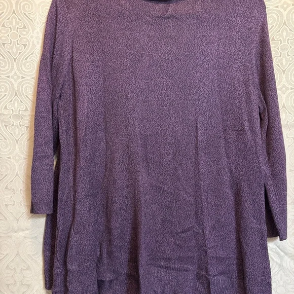 Sag Harbor Purple Cardigan with Embellishments - Picture 5 of 5